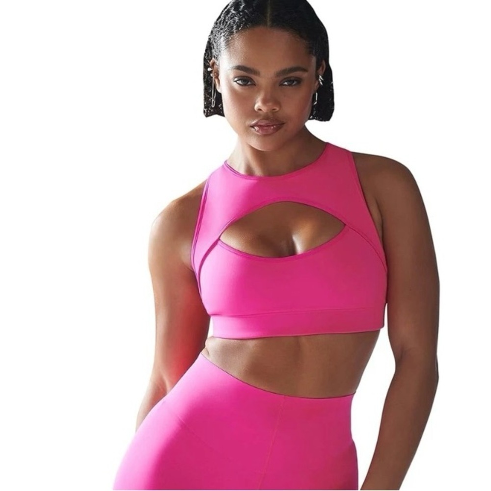 Savage X Fenty Vibrant Pink Sports Bra - Picture 3 of 7